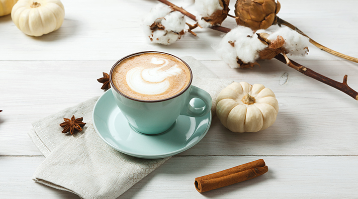 latte speziato alla zucca
