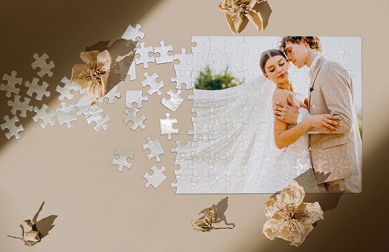 Striscione Personalizzato Per Matrimonio O Fidanzamento – Due Banner Gemelli Per Interni Con Foto E Nome