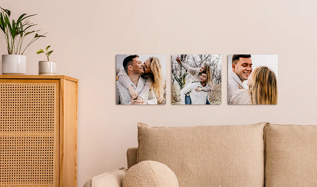 Stampa su Metallo in 3 Pezzi