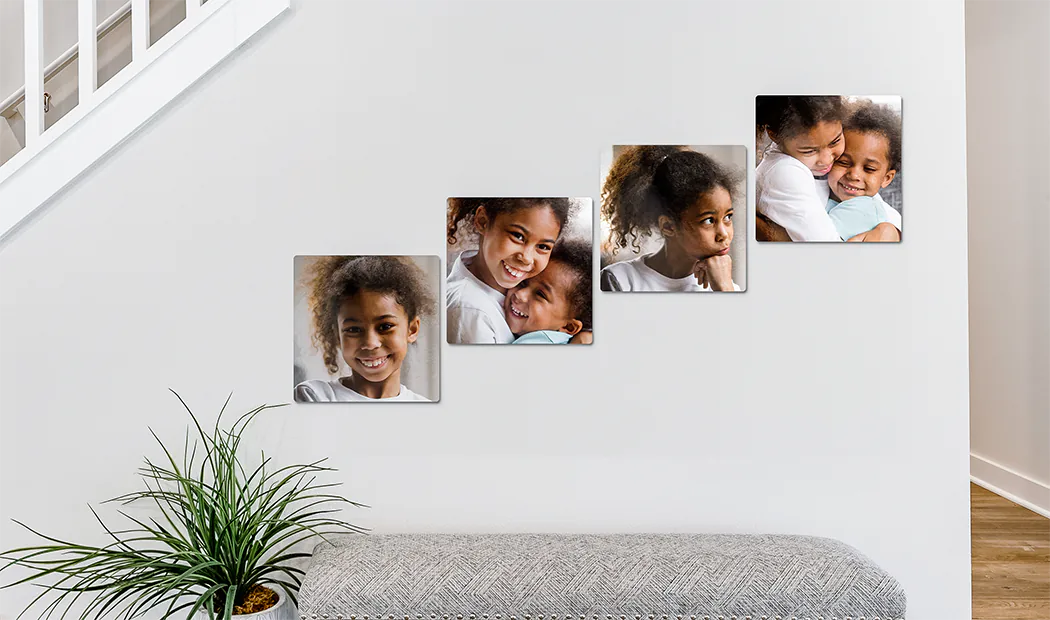 Stampa su Metallo in 4 Pezzi