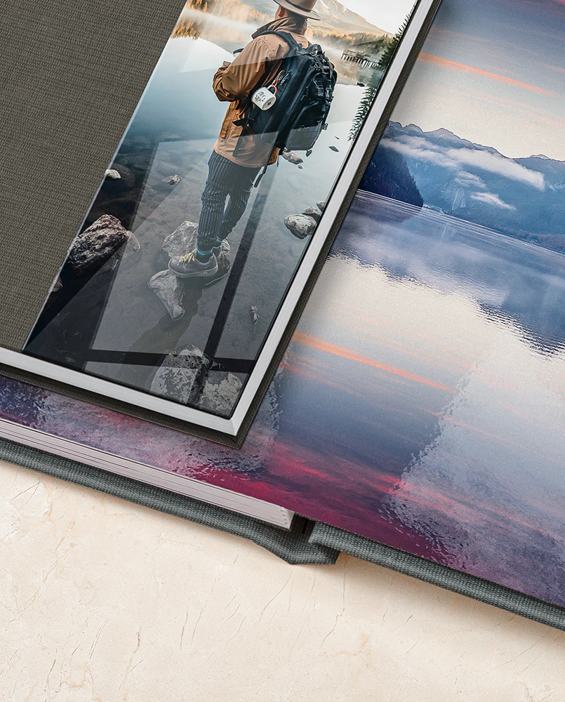 Copertina in tessuto e acrilico