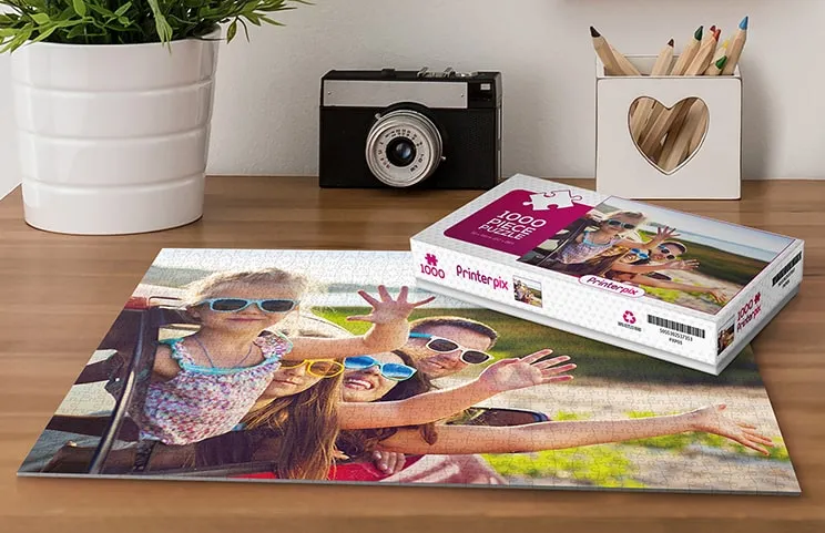 Puzzle Personalizzati|Puzzle fotografico Printerpix con scatola stampata e 1000 pezzi|Puzzle da 500 pezzi con scatola