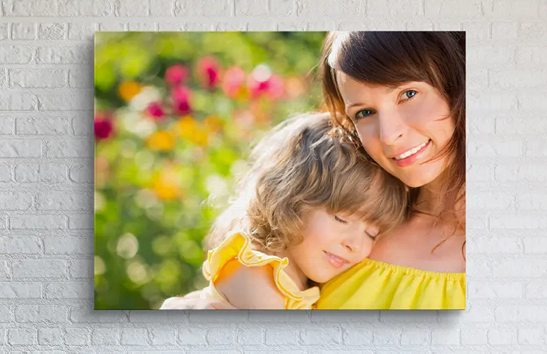 Tela foto mamma di Printerpix Tutti i layout e le dimensioni