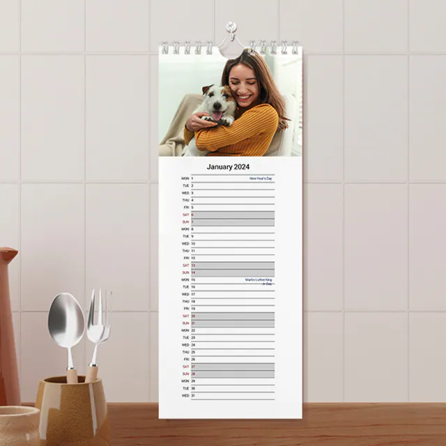 Calendario da cucina personalizzato