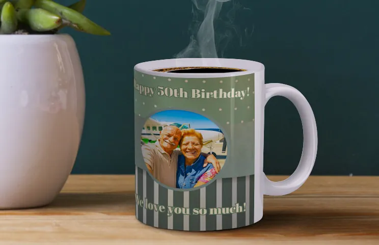 tazza per il 50° compleanno generale