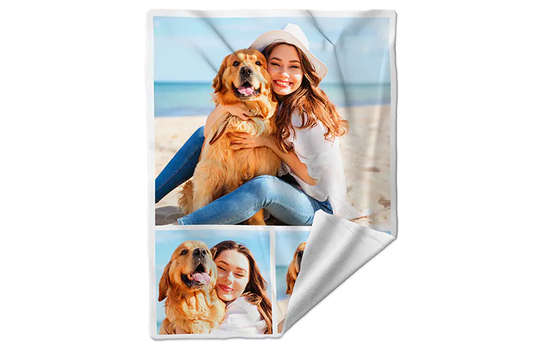 Coperta fotografica Printerpix con foto di famiglia