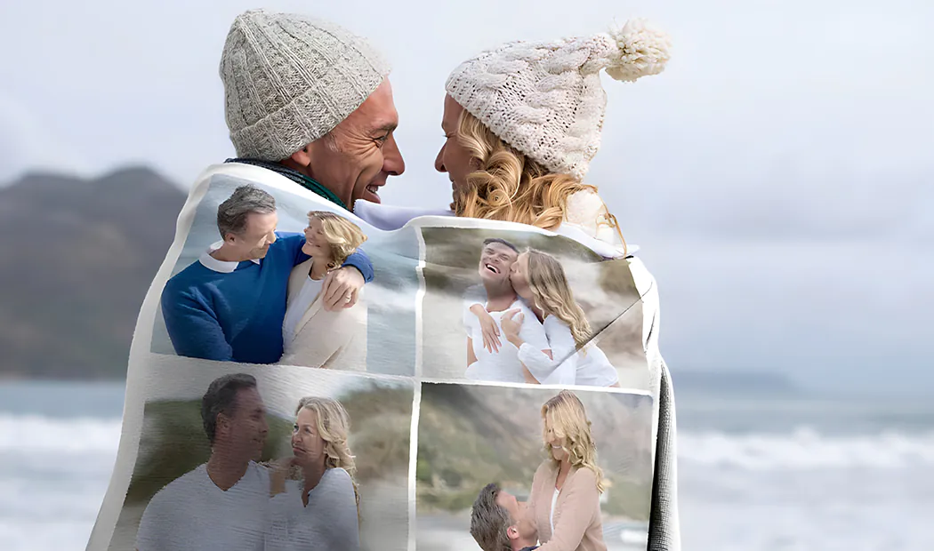 Coperta fotografica Printerpix con foto di famiglia