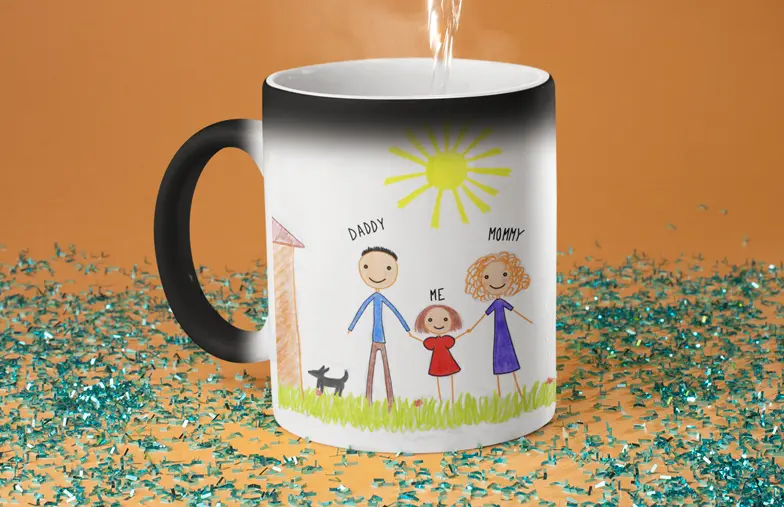 Regali per la festa della mamma con foto personalizzata di Printerpix in Tazze Magiche Singole o Pacco