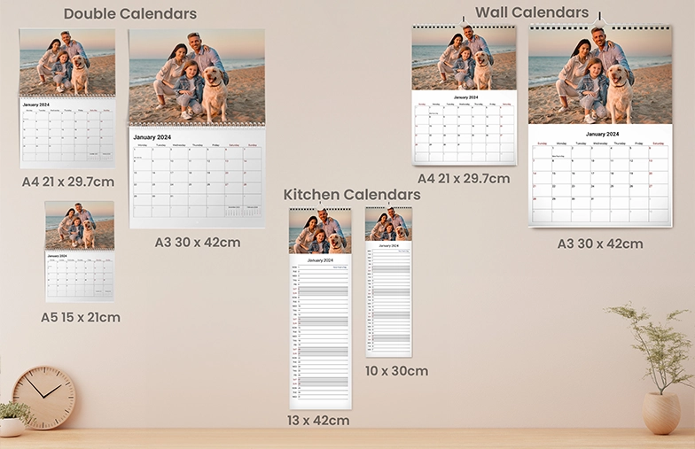 Calendari fotografici personalizzati