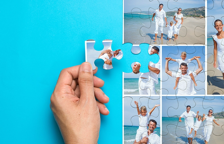 Puzzle da 500 pezzi con scatola