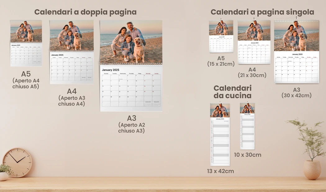 Calendari Fotografici Personalizzati