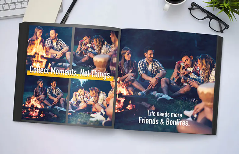 Libro Fotografico Momenti Moderni in Nero