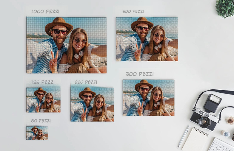 Puzzle da 500 pezzi con scatola