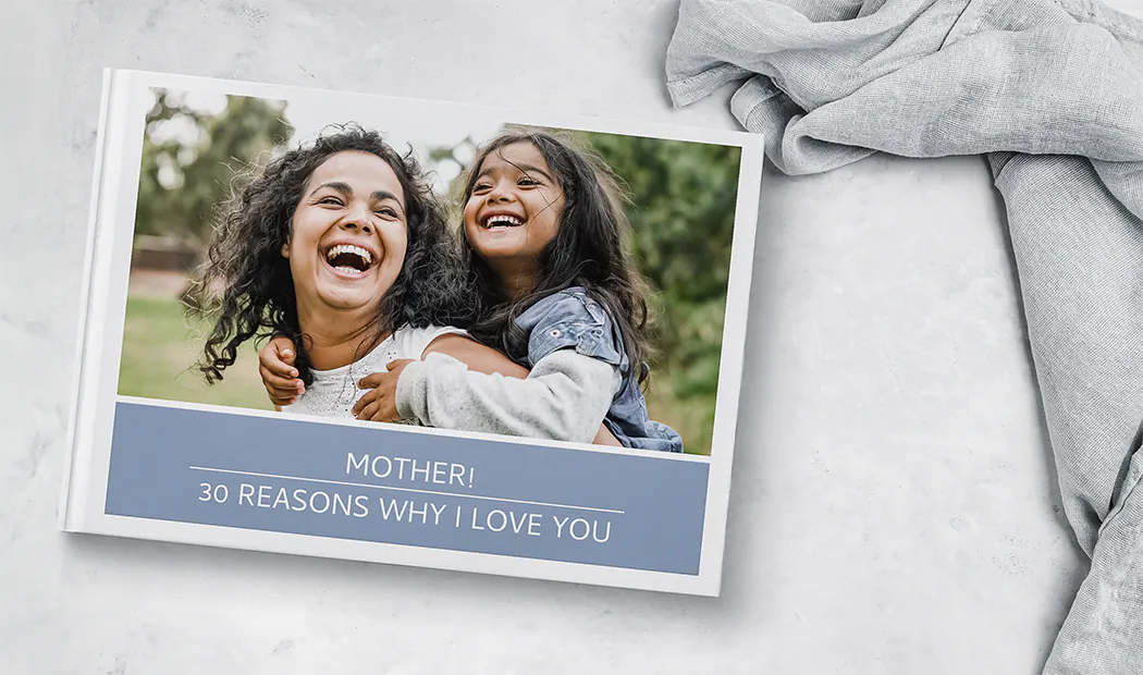 Libro fotografico per la Festa della Mamma