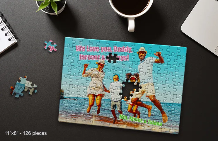 Puzzle di cartone di due ragazze