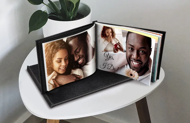 stile di vita del fotolibro di nozze