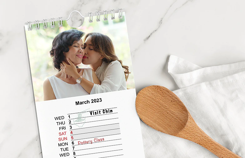 Calendario da cucina personalizzato