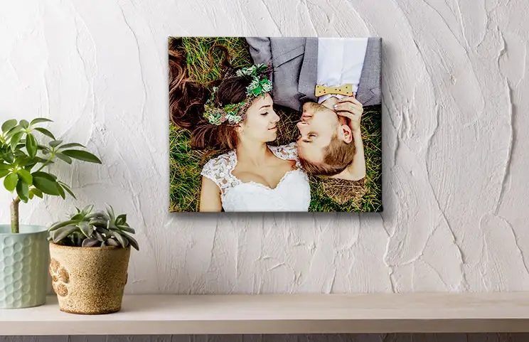 Matrimonio su tela 24x12