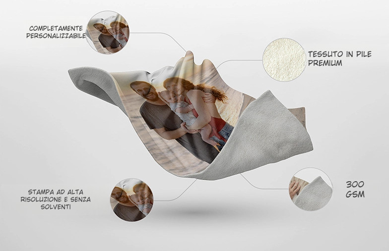 Immagine collage in bianco e nero della coperta fotografica