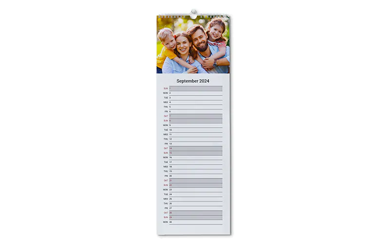 Calendario da cucina personalizzato