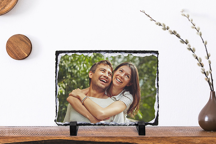 Regalo personalizzato Pietra con immagine stampata