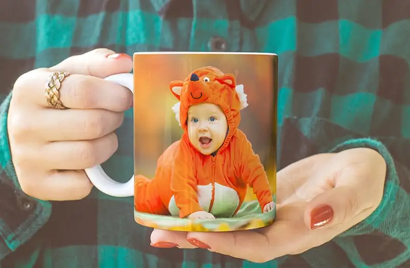 Tazza fotografica personalizzata con la tua foto di un cane