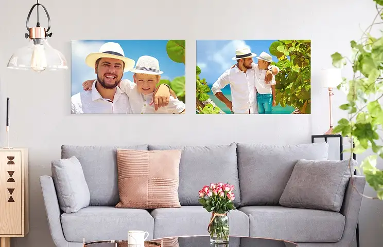 Dimensioni delle stampe su tela