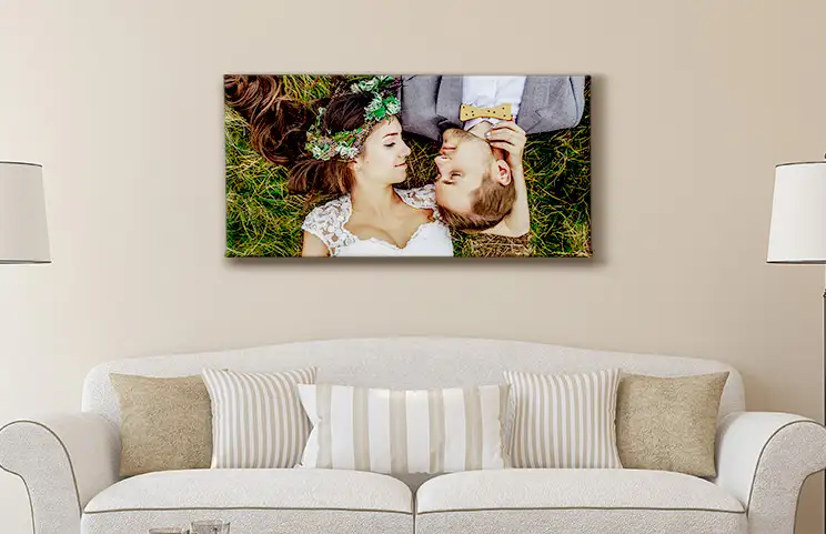 Dimensioni di stampa su tela