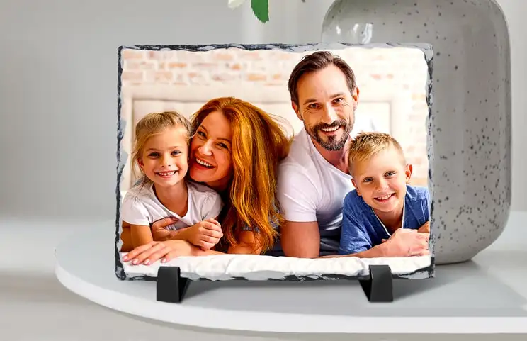 Regalo personalizzato Pietra con immagine stampata