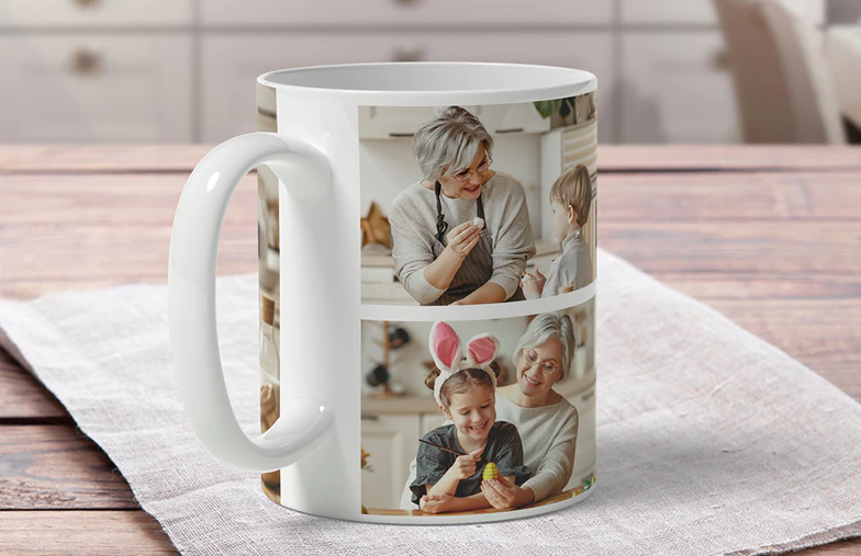 Tazza foto personalizzata con la tua foto di un cane