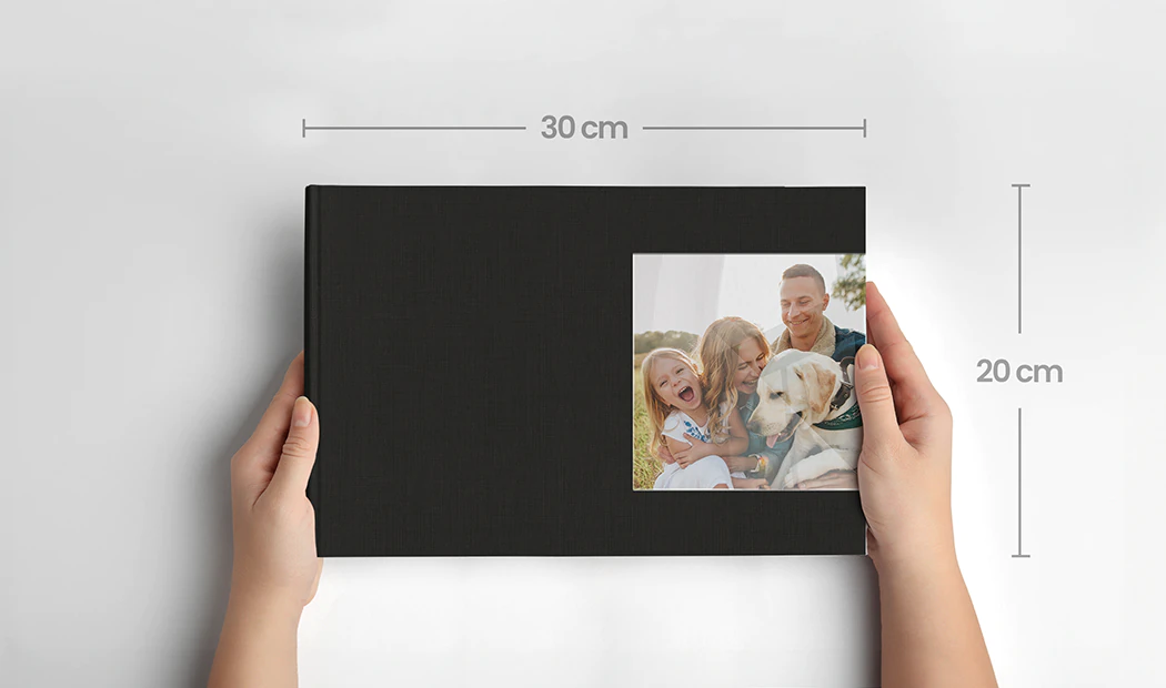 Il Fotolibro con Finestra Acrilica